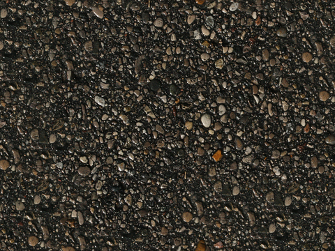 Seamless Black Stone Stone Gravel Goose Soft Stone Gravel Washed Stone Ground