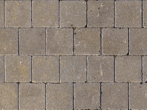 Seamless parquet cement floor tile pavement road ground square paving