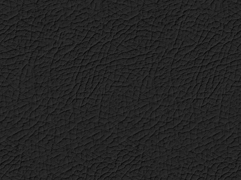 Seamless black matte textured leather