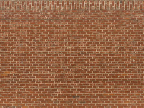 red brick wall