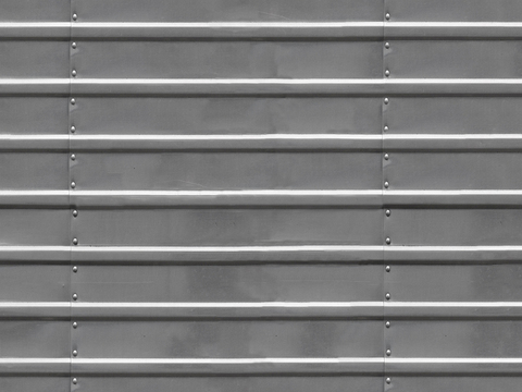 Seamless corrugated stainless steel sheet metal