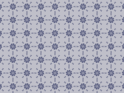 Blue tile Chinese pattern wallpaper