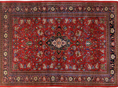 Buckle-free European classical retro Persian carpet