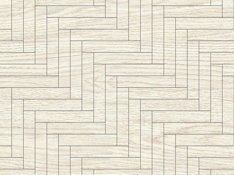 Seamless creamy-white Herringbone Pattern Parquet Wood Floor