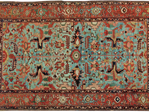 Buckle-free European classical retro Persian carpet