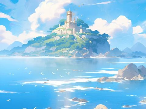 Children's Cartoon Landscape Wallpaper