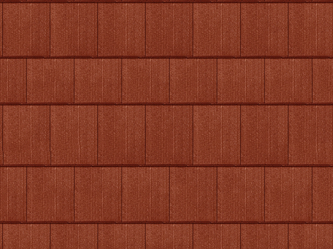 Seamless villa building flat roof tiles