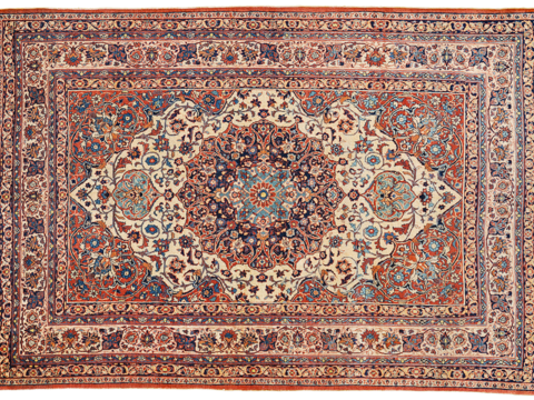 Buckle-free European classical retro Persian carpet