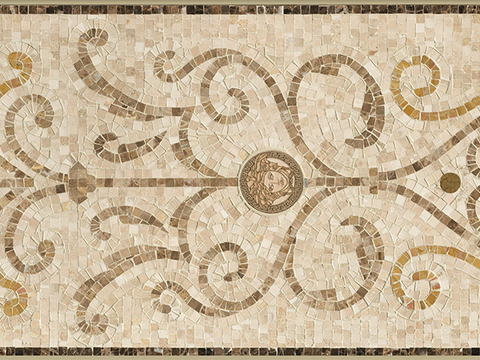 Seamless beige vintage Roman marble stone mosaic pattern ceramic tile tile antique tile floor tile wall tile