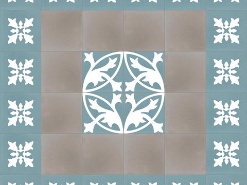 Seamless European style retro cement concrete stone geometric mosaic pattern ceramic tile tile floor tile wall tile