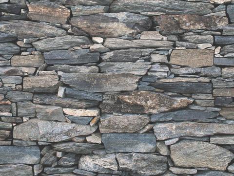 culture stone rubble stone wall