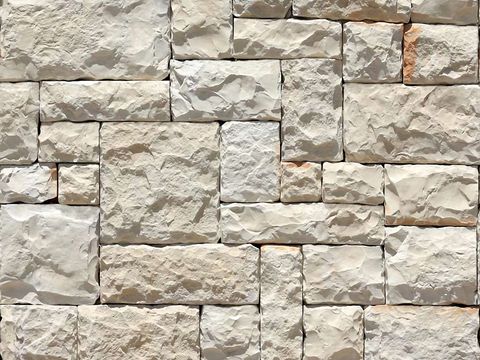 Seamless creamy-white Outdoor Building Culture Stone Block Granite Wall Tile Wall Floor