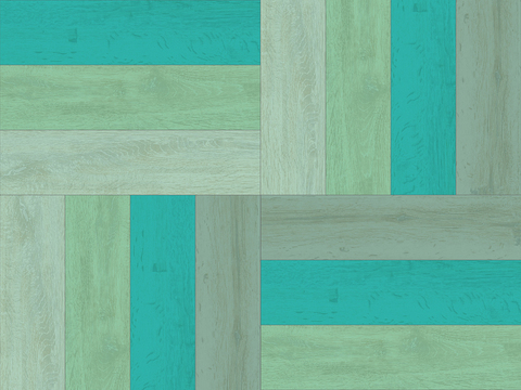 Seamless Colorful Geometric Parquet Pattern Textured Wood Floor