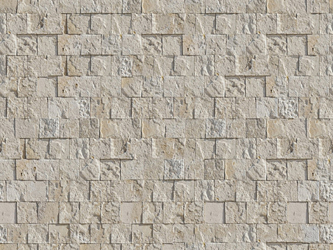 Seamless creamy-white Outdoor Building Culture Stone Splendid Rock Tile Wall Tile Wall Floor