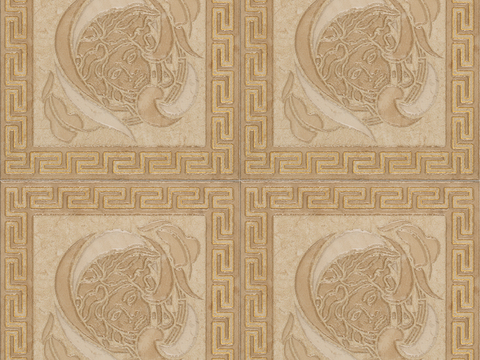 Seamless beige vintage Roman marble stone mosaic pattern ceramic tile tile antique tile floor tile wall tile