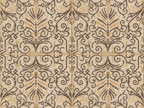 Seamless beige vintage Roman marble stone mosaic pattern ceramic tile tile antique tile floor tile wall tile