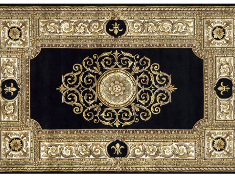 Buckle-free European classical retro Persian carpet