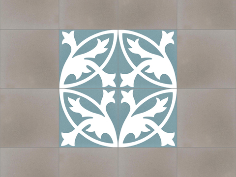 Seamless European style retro cement concrete stone geometric mosaic pattern ceramic tile tile floor tile wall tile