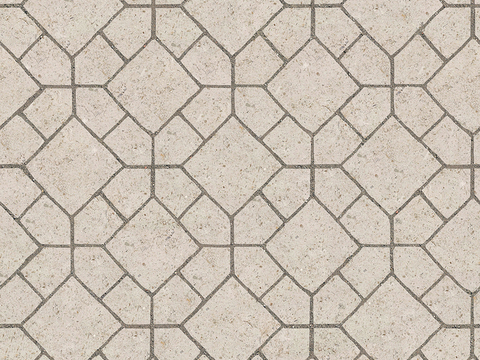 Seamless beige cement parquet floor tile pavement road ground square paving