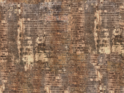 Seamless aging old red brick wall outdoor wall tiles