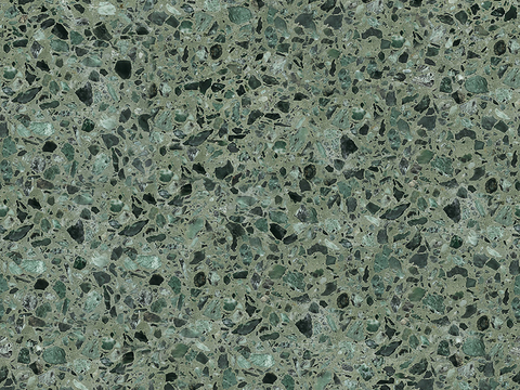 Seamless green terrazzo granite stone