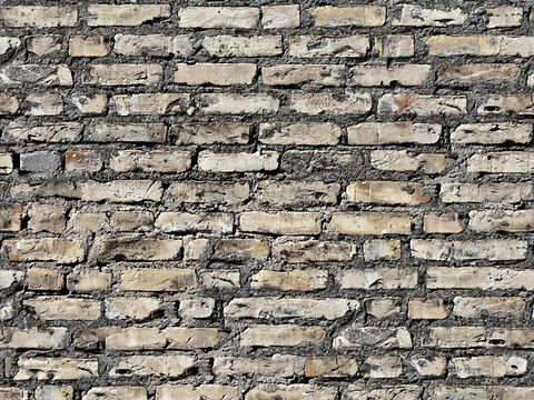 Seamless aging old black gray brick wall outdoor wall tiles