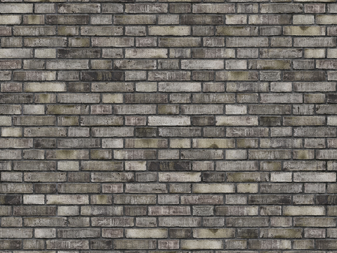 Seamless aging old black gray brick wall outdoor wall tiles