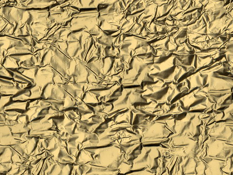 Seamless golden pleated gold foil silver foil foil tin foil metallic texture