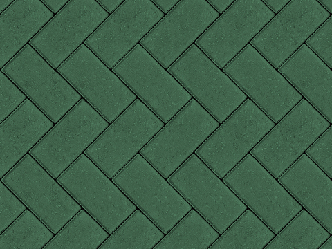 Seamless Green Herringbone Pattern Spliced Cement Floor Tile Sidewalk Road Ground Square Paving