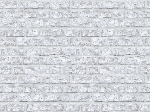 Seamless aging old white brick wall outdoor wall tiles