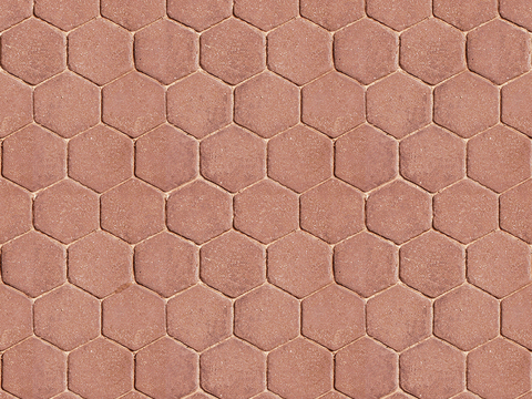 Seamless hexagonal stone parquet floor tile sidewalk road ground square paving