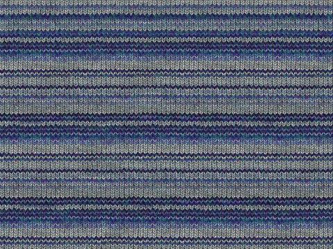 Seamless Blue Stripe Pattern Knitted Cloth Pattern Fabric