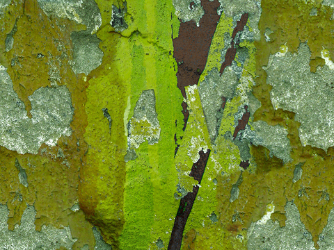 Seamless green dirty old concrete cement wall