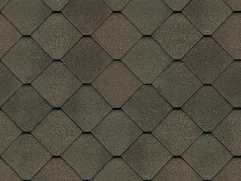 Seamless villa building roof asphalt tiles