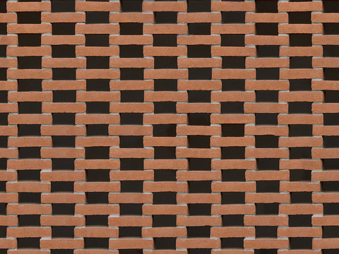 Seamless red brick wall outdoor wall ground