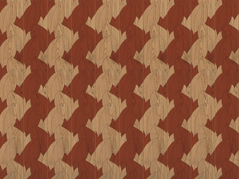 Seamless Geometric Decorative Parquet Textured Wood Floor