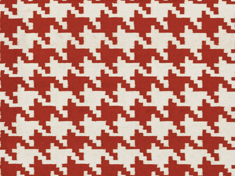 Seamless Houndstooth Pattern Knitted Cloth Fabric