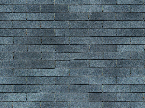 Seamless villa building roof asphalt tiles