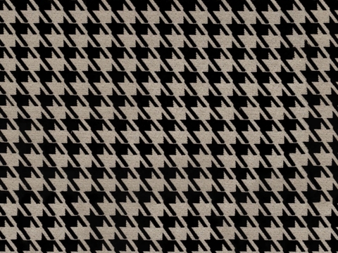 Seamless Houndstooth Pattern Knitted Cloth Fabric