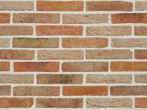 Seamless red brick wall outdoor wall ground