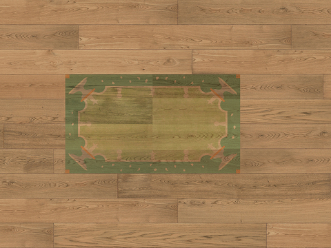 Seamless Geometric Decorative Parquet Textured Wood Floor