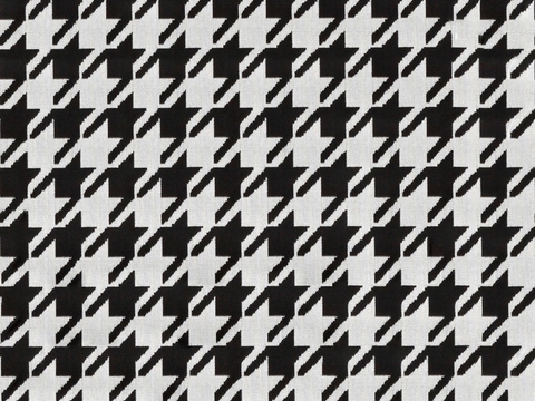 Seamless Houndstooth Pattern Knitted Cloth Fabric