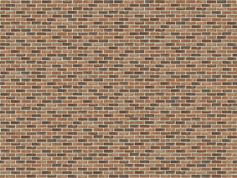 Seamless red brick wall outdoor wall ground