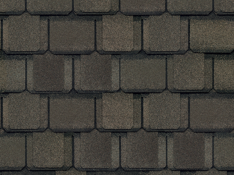 Seamless villa building roof asphalt tiles