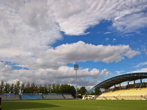 Modern Rugby Stadium Landscape