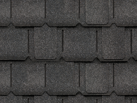 Seamless villa building roof asphalt tiles