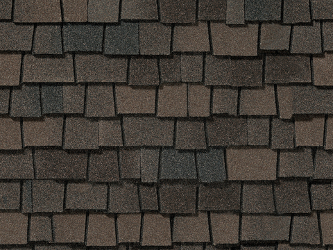 Seamless villa building roof asphalt tiles