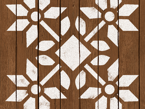 Seamless geometric decorative parquet pattern texture anti-corrosion wood floor