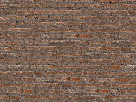 Seamless red brick wall outdoor wall ground