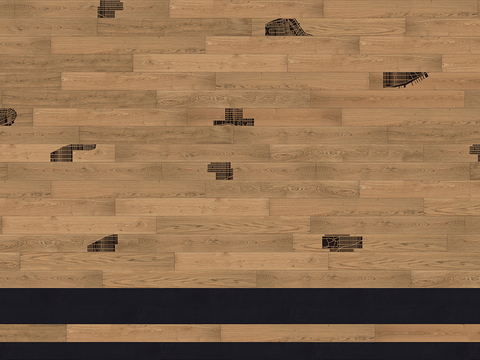 Seamless Geometric Decorative Parquet Textured Wood Floor